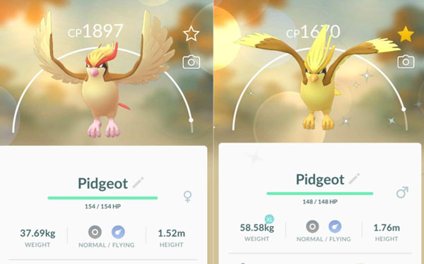 Advantages of Shiny Pokemons