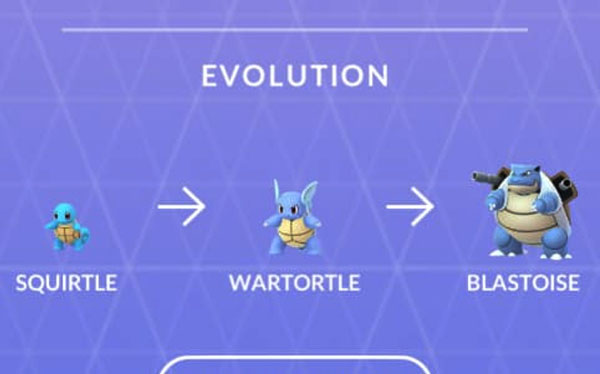 Squirtle-evolutions